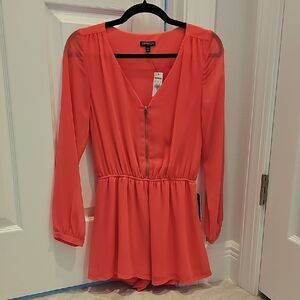 Express Coral Romper